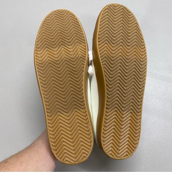 Sam & Libby Sneaker Lace Up Shoe White Tan Flat Comfort Womens Size 8 NIB NEW - Picture 6 of 9